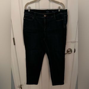J jill jeans NWOT size 16 with elastic back waist! Authentic fit slim ankle